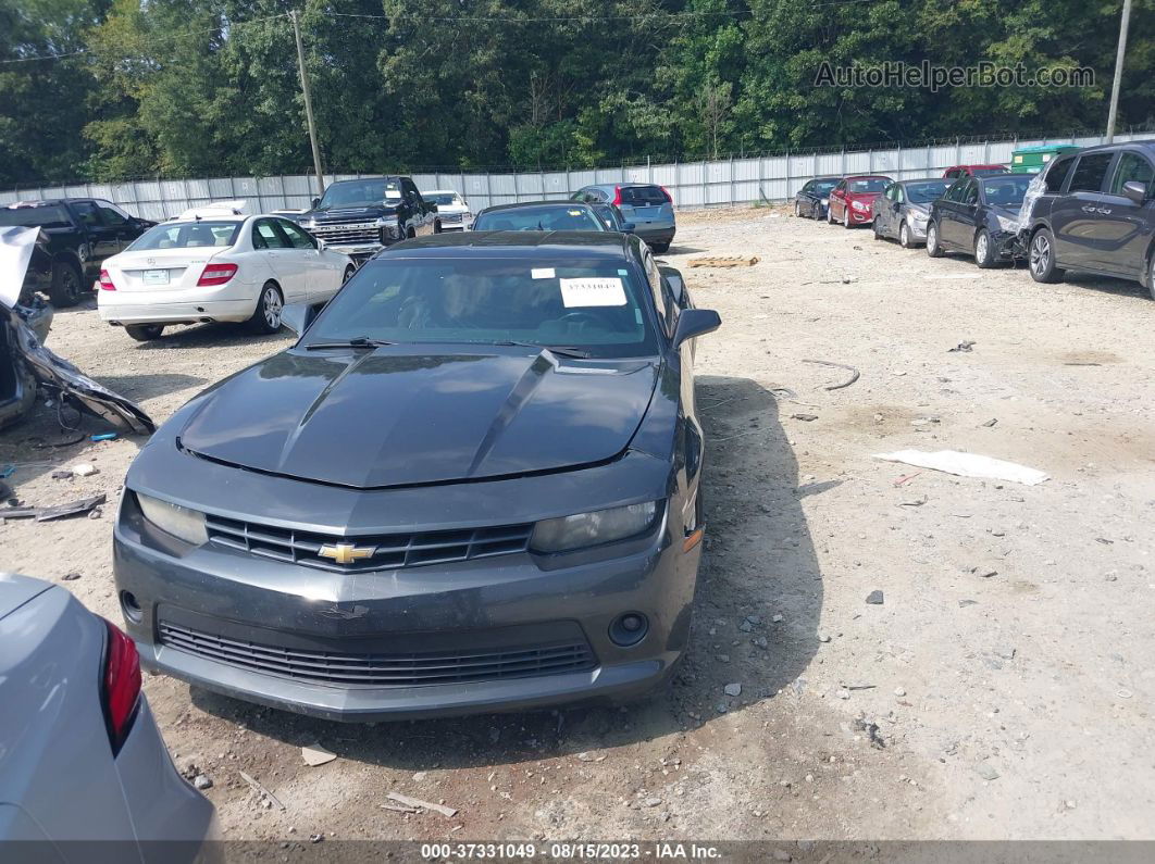 2014 Chevrolet Camaro Lt Gray vin: 2G1FB1E35E9121545