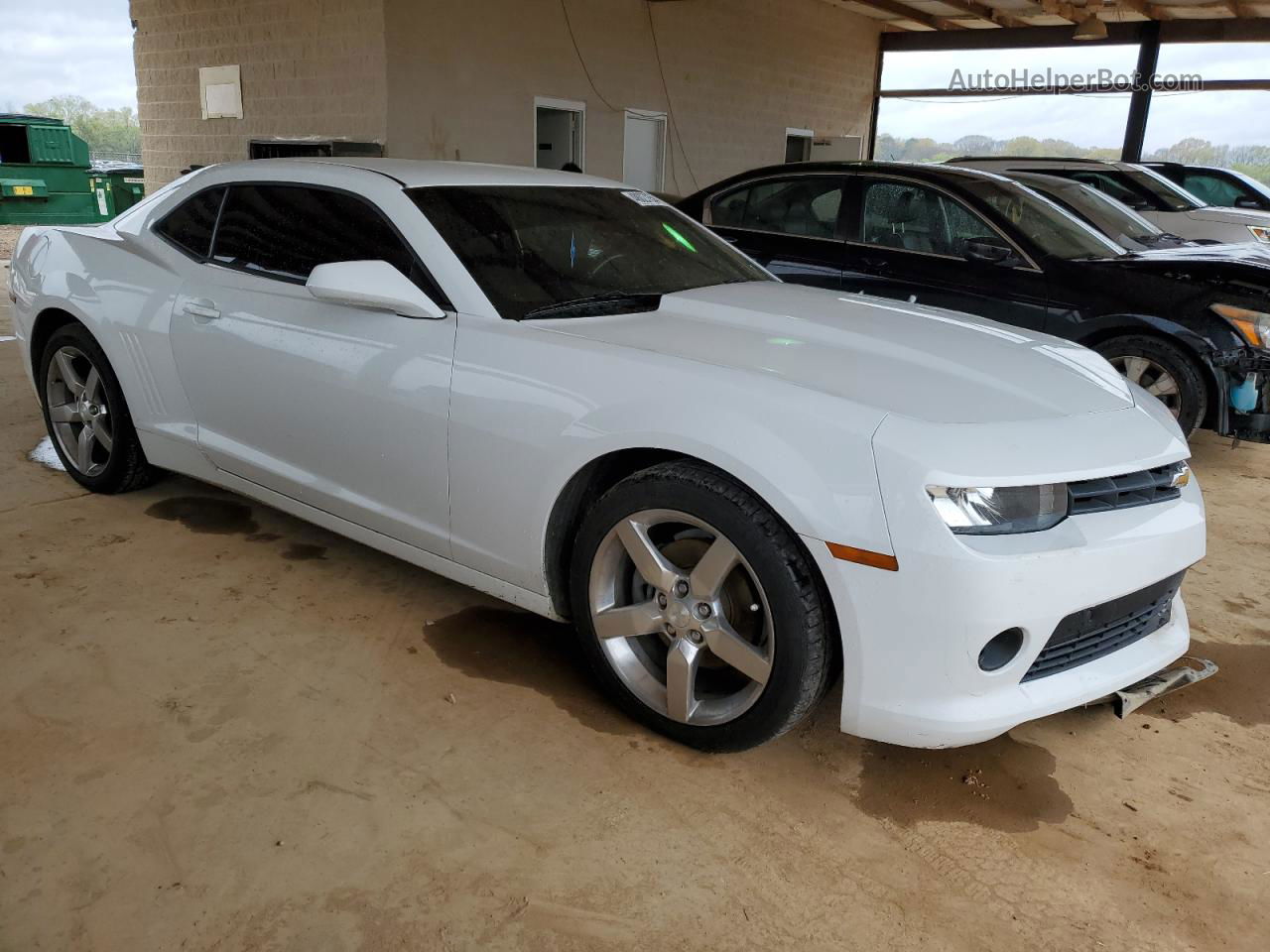 2014 Chevrolet Camaro Lt White vin: 2G1FB1E35E9133789