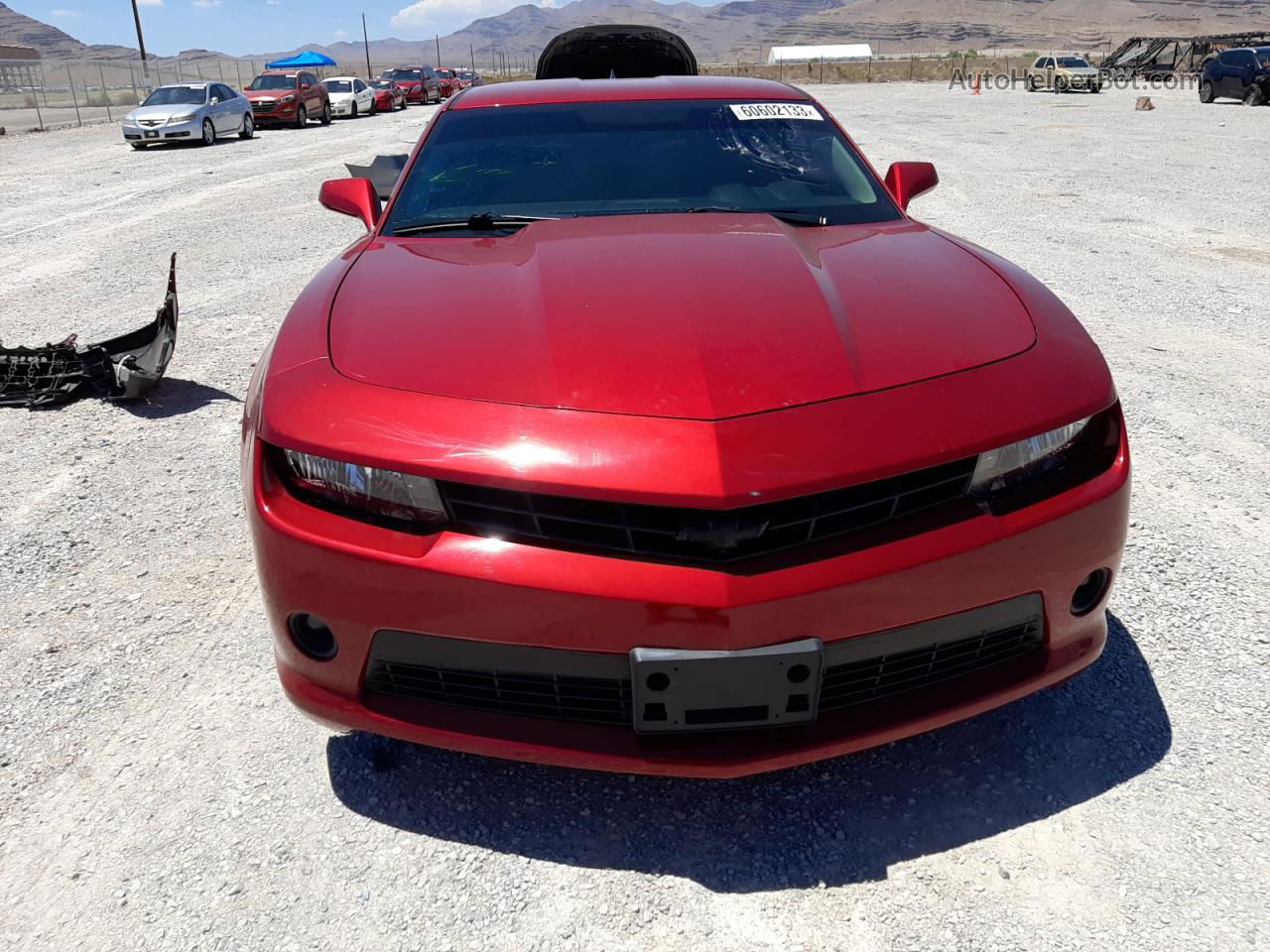 2014 Chevrolet Camaro Lt Red vin: 2G1FB1E35E9150916