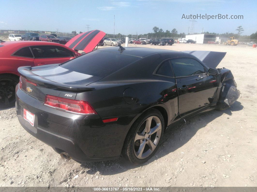 2014 Chevrolet Camaro Lt Black vin: 2G1FB1E35E9169854