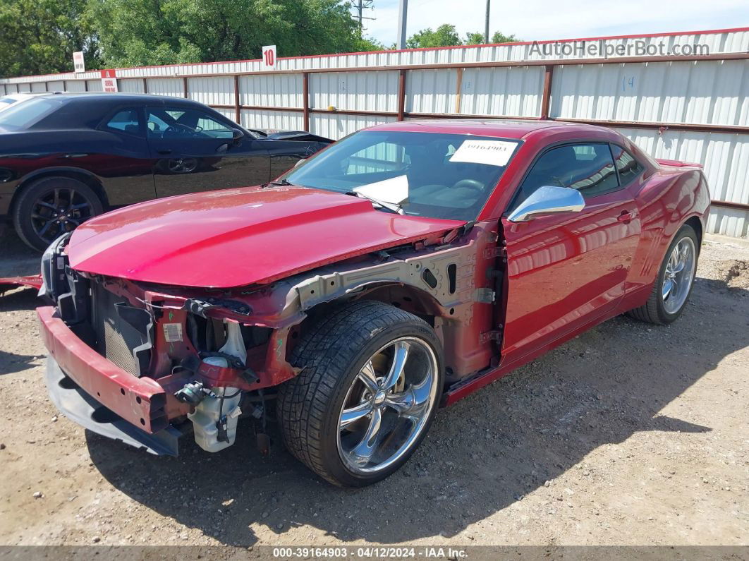 2014 Chevrolet Camaro 1lt Red vin: 2G1FB1E35E9220639