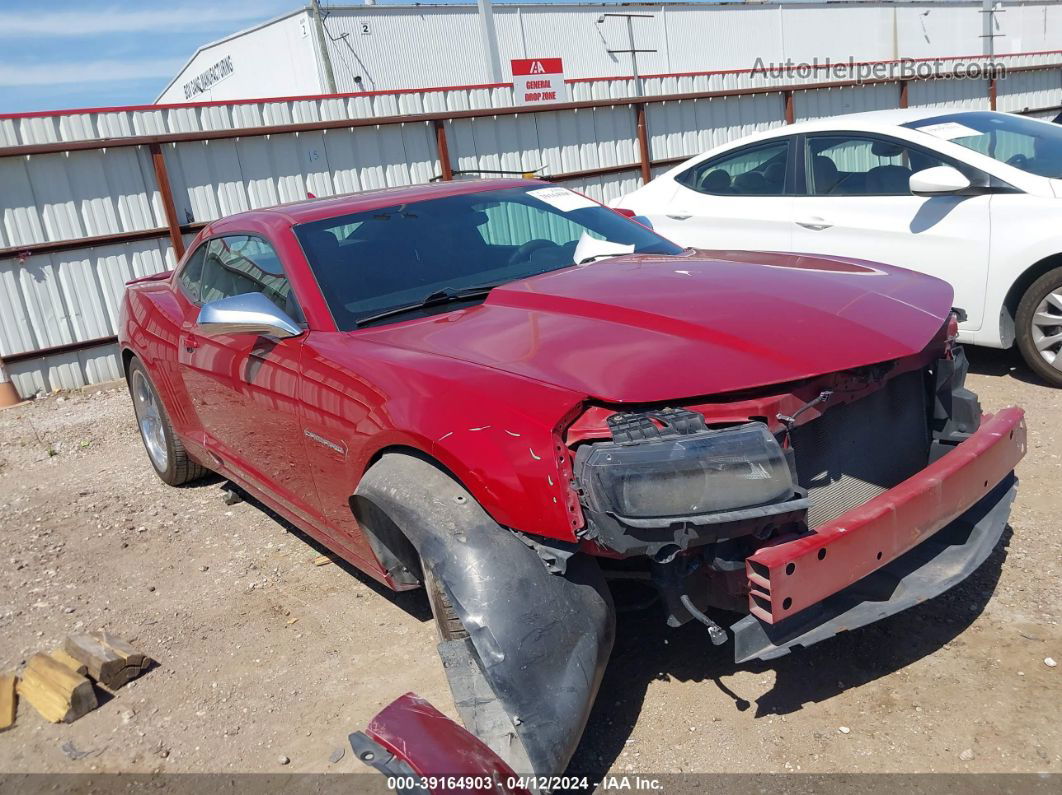 2014 Chevrolet Camaro 1lt Red vin: 2G1FB1E35E9220639