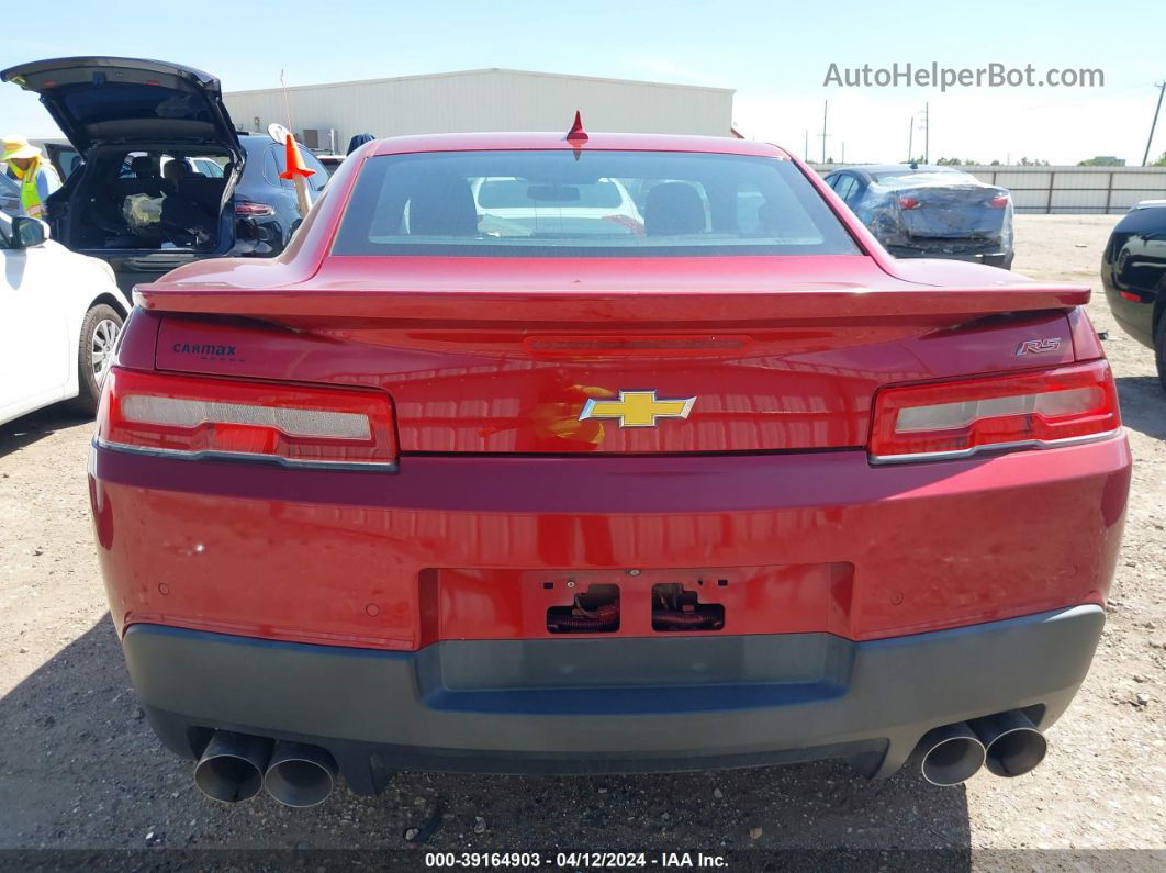 2014 Chevrolet Camaro 1lt Red vin: 2G1FB1E35E9220639