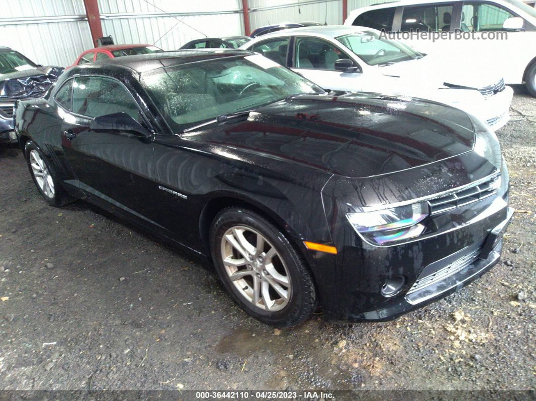 2014 Chevrolet Camaro Lt Black vin: 2G1FB1E35E9303441