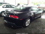 2014 Chevrolet Camaro Lt Black vin: 2G1FB1E35E9303441