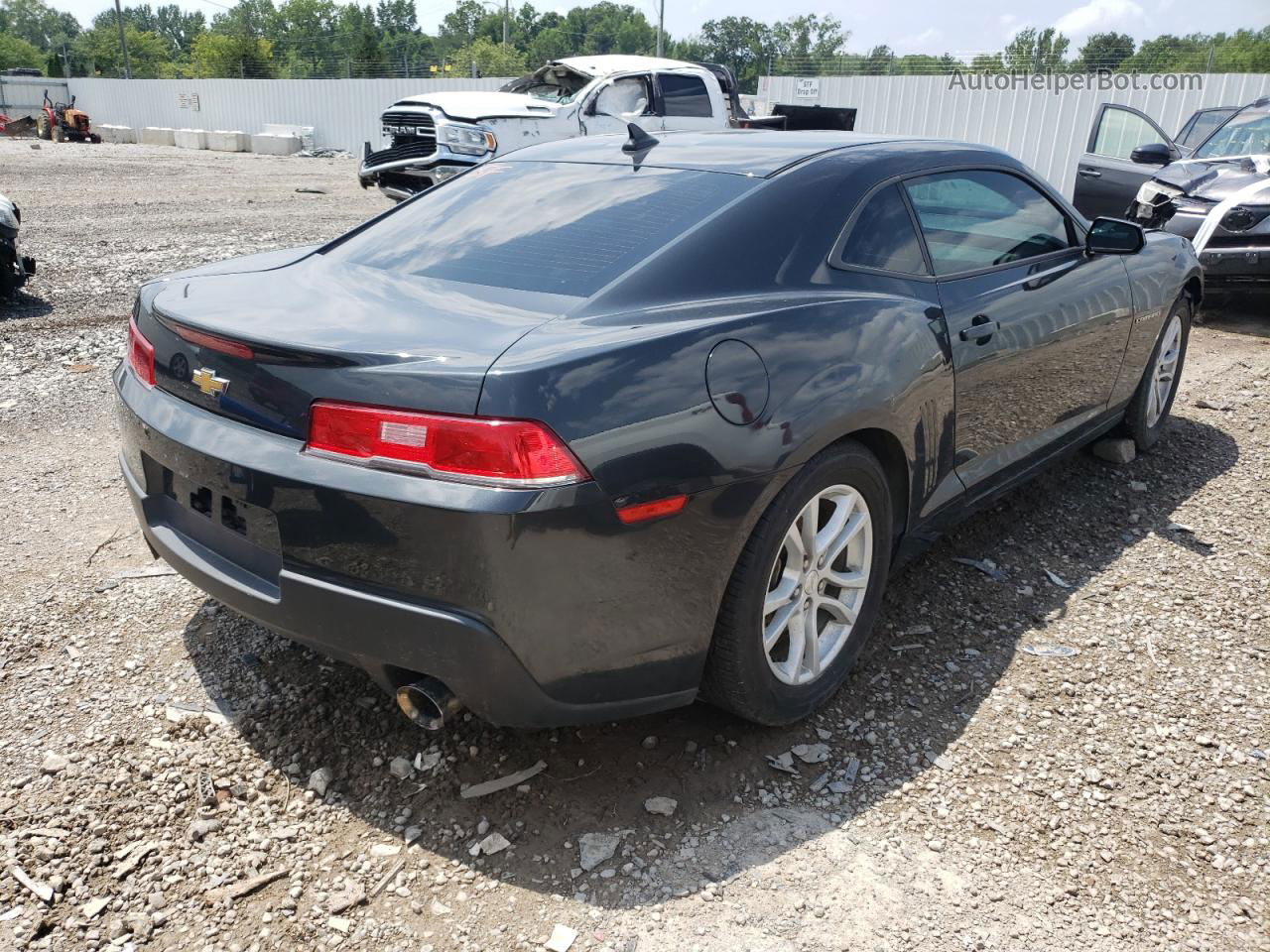 2015 Chevrolet Camaro Ls Charcoal vin: 2G1FB1E35F9190771