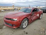 2015 Chevrolet Camaro Ls Burgundy vin: 2G1FB1E35F9305997