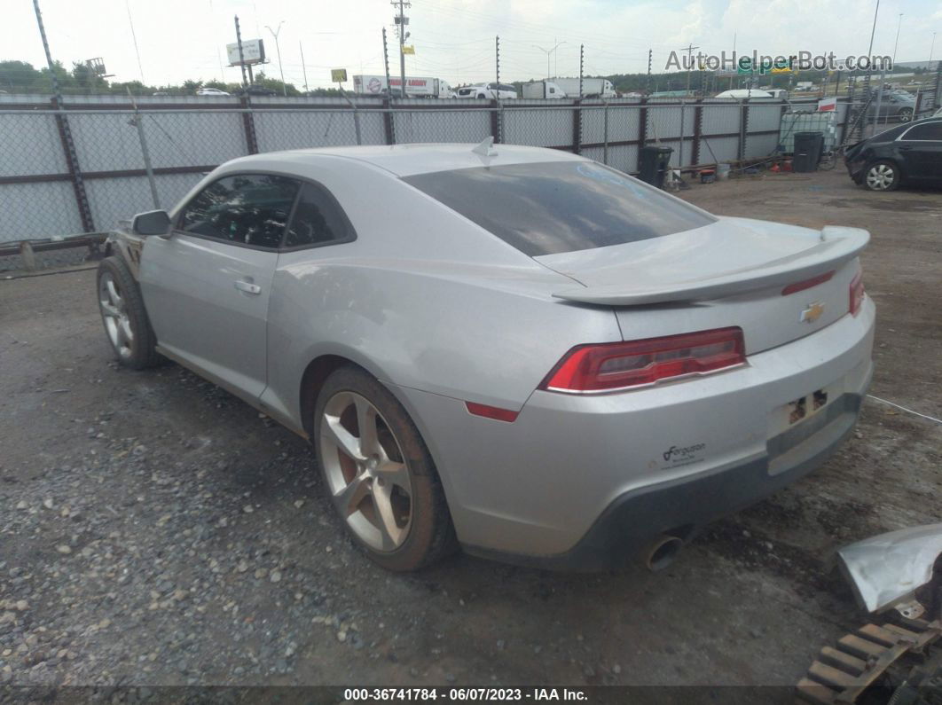 2014 Chevrolet Camaro Lt Silver vin: 2G1FB1E36E9180541