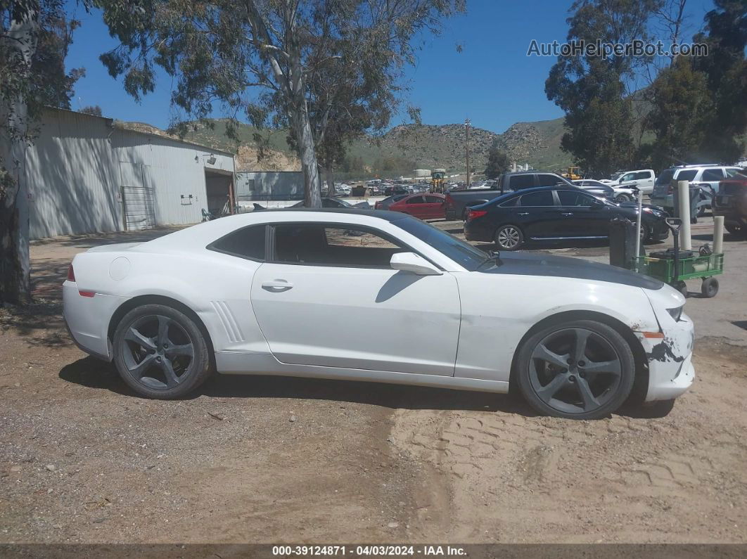 2014 Chevrolet Camaro 1lt White vin: 2G1FB1E36E9216163