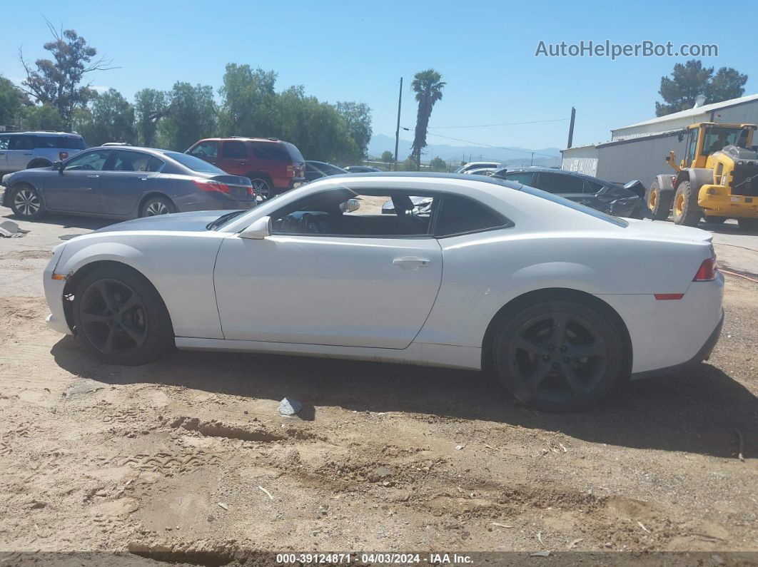 2014 Chevrolet Camaro 1lt White vin: 2G1FB1E36E9216163