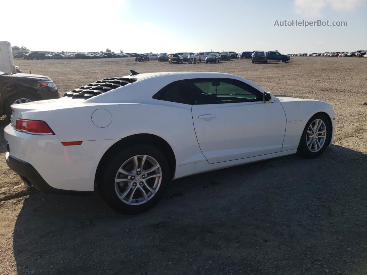 2014 Chevrolet Camaro Lt White vin: 2G1FB1E36E9241600