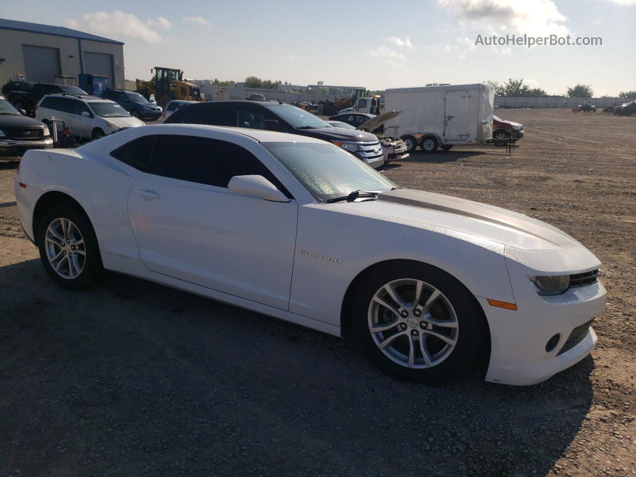 2014 Chevrolet Camaro Lt White vin: 2G1FB1E36E9241600