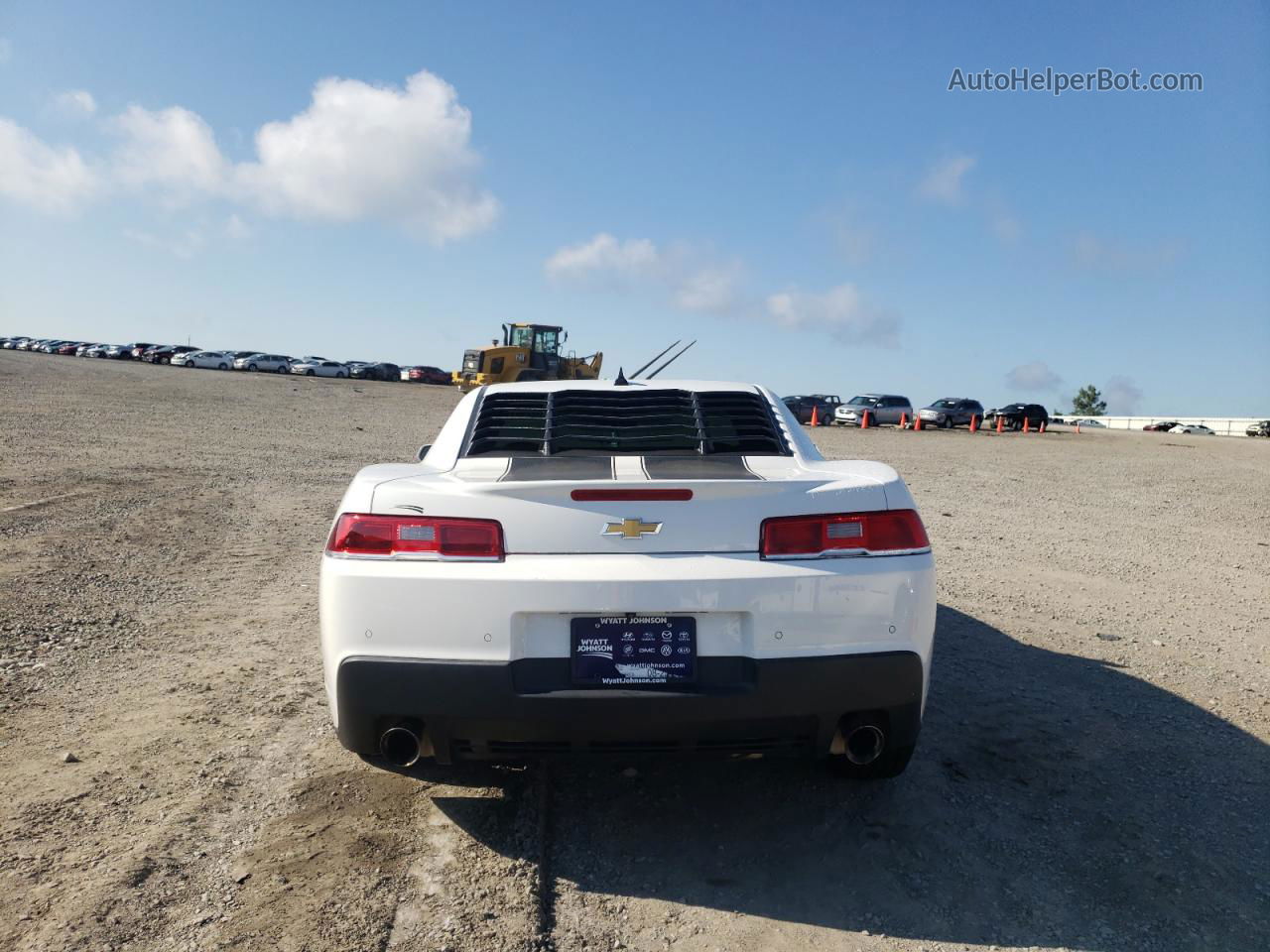 2014 Chevrolet Camaro Lt White vin: 2G1FB1E36E9241600