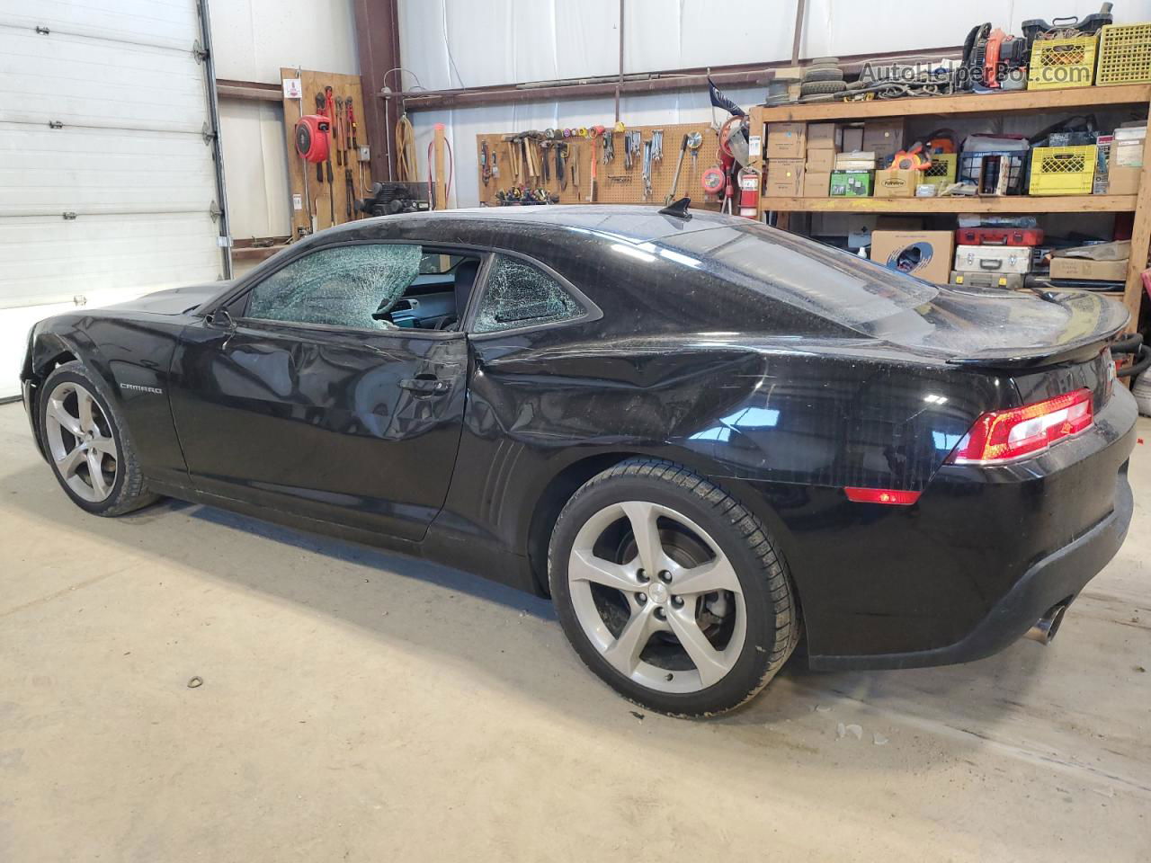 2014 Chevrolet Camaro Lt Black vin: 2G1FB1E36E9254489