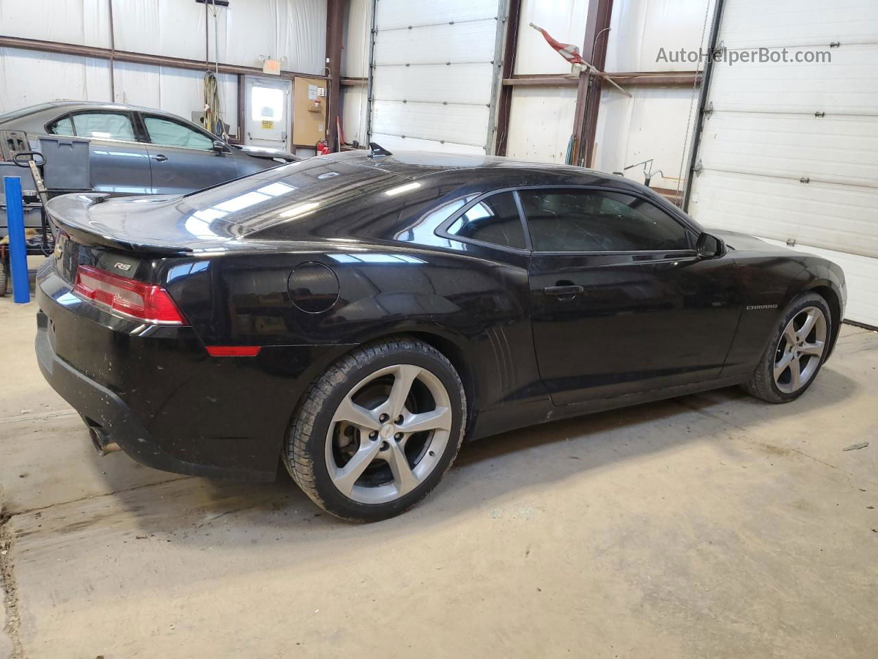 2014 Chevrolet Camaro Lt Black vin: 2G1FB1E36E9254489