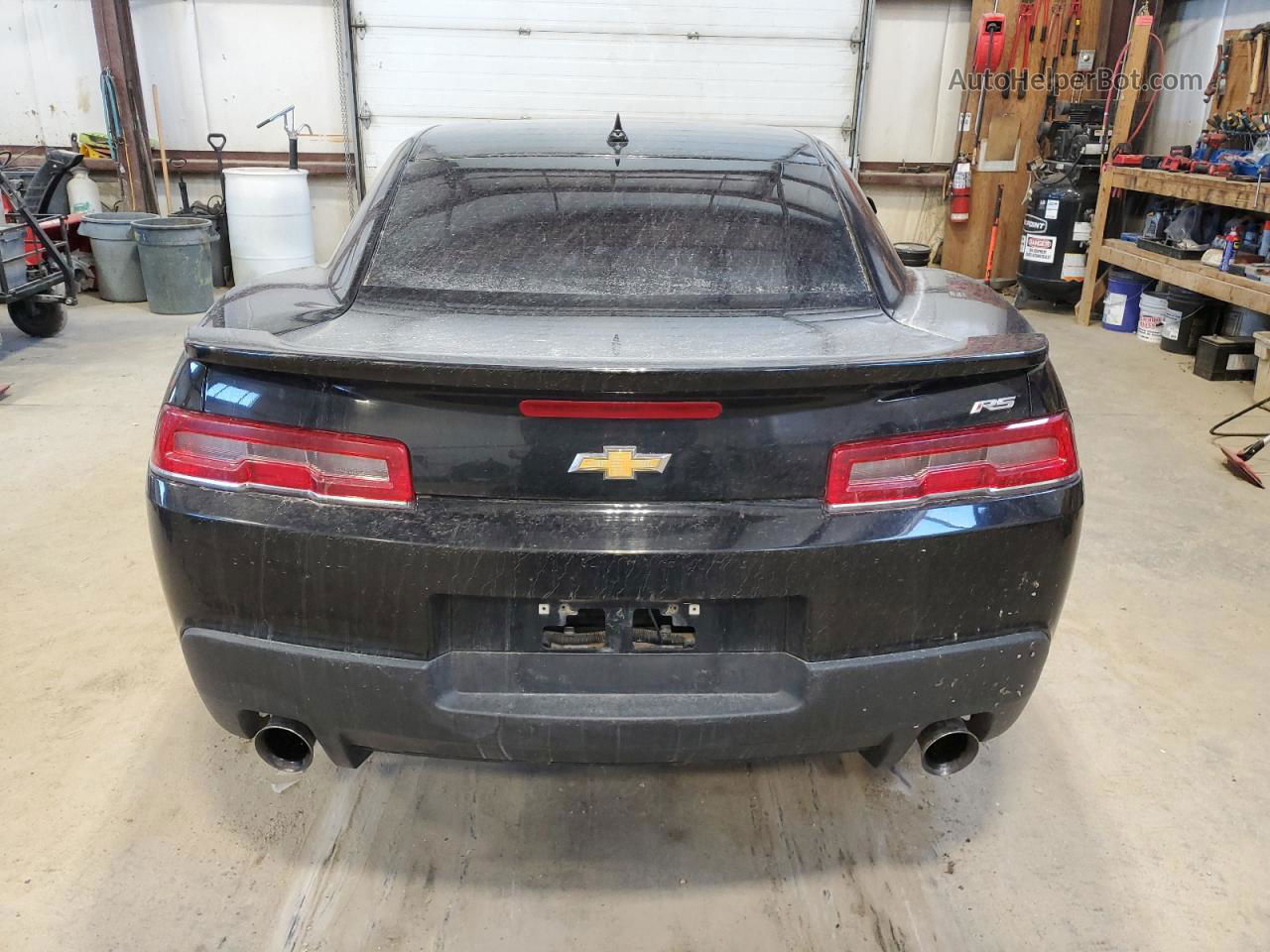 2014 Chevrolet Camaro Lt Black vin: 2G1FB1E36E9254489