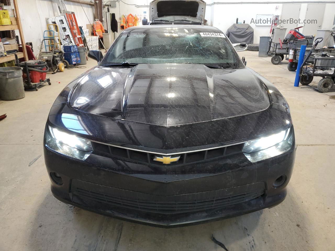 2014 Chevrolet Camaro Lt Black vin: 2G1FB1E36E9254489