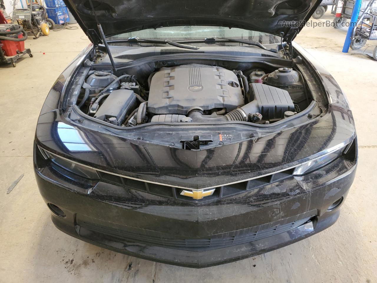 2014 Chevrolet Camaro Lt Black vin: 2G1FB1E36E9254489