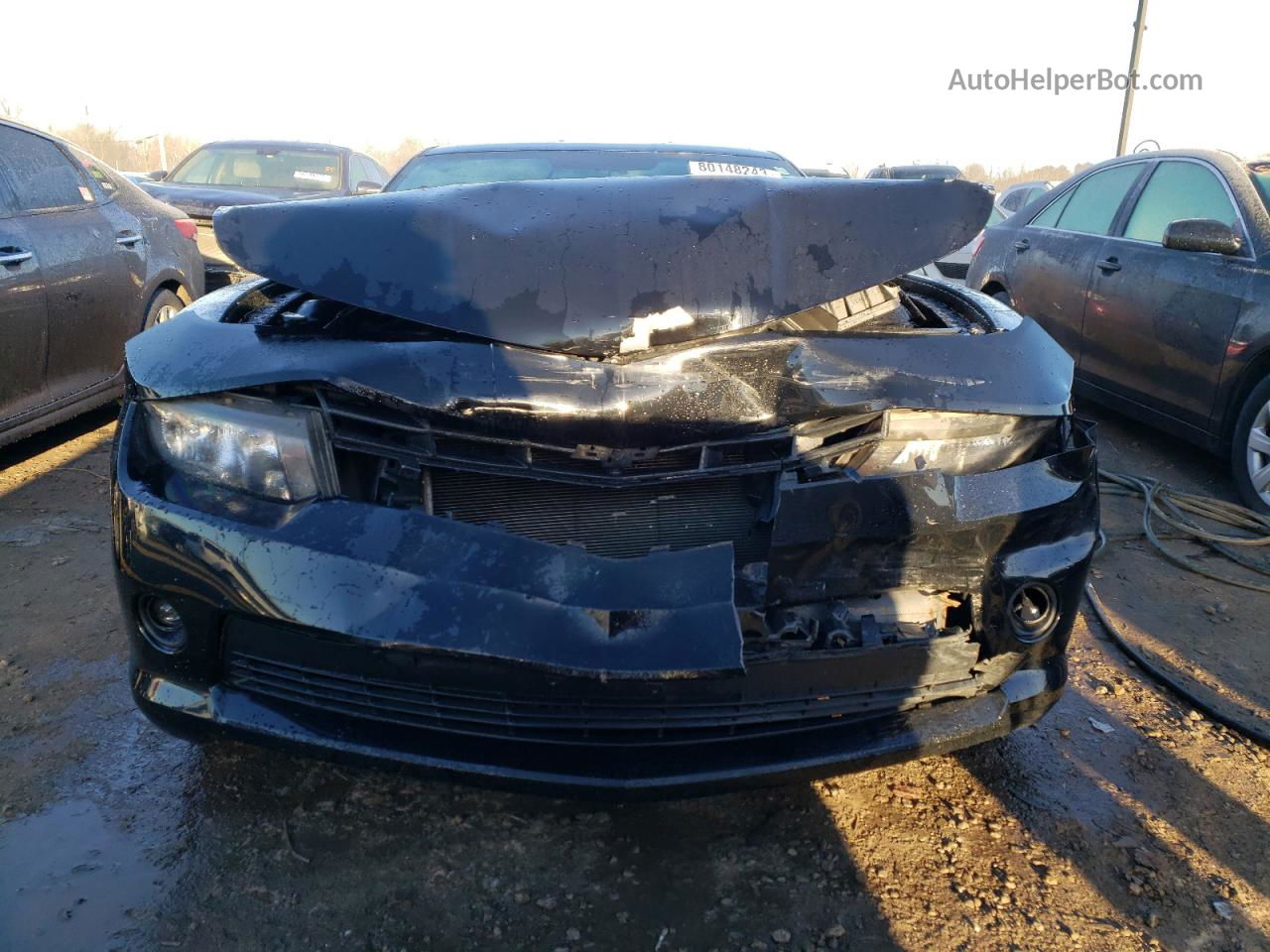 2014 Chevrolet Camaro Lt Black vin: 2G1FB1E36E9268022