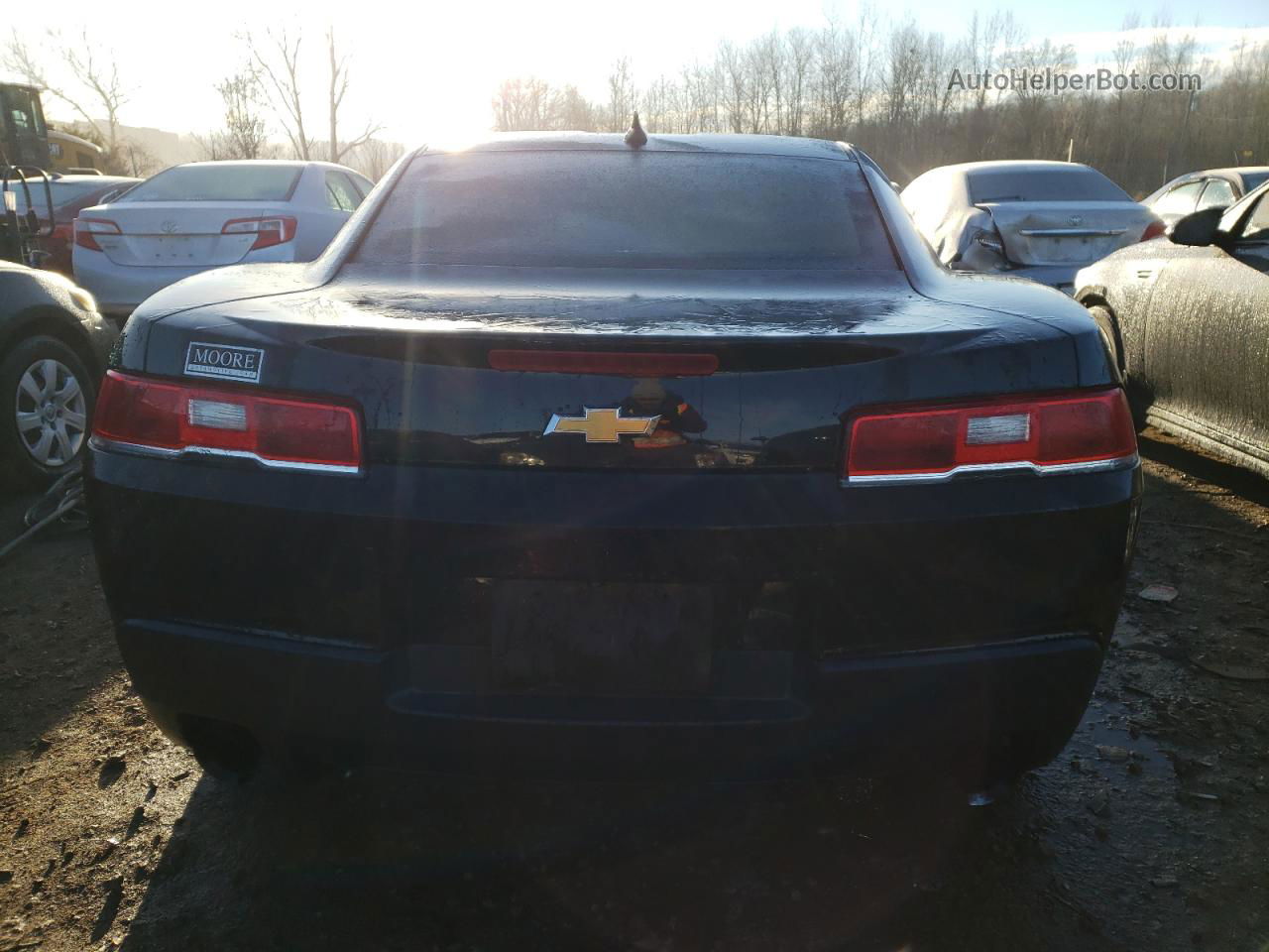 2014 Chevrolet Camaro Lt Black vin: 2G1FB1E36E9268022