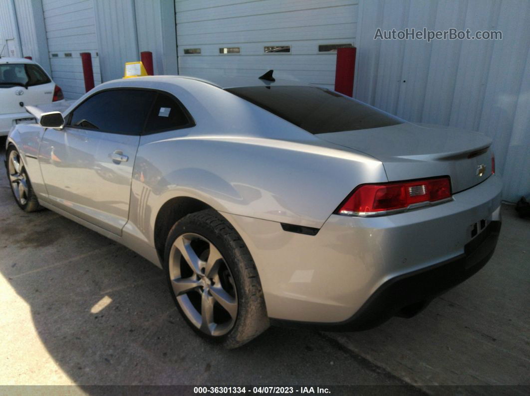 2014 Chevrolet Camaro Lt Silver vin: 2G1FB1E36E9302556