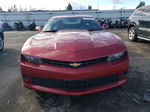 2015 Chevrolet Camaro Ls Red vin: 2G1FB1E36F9283038