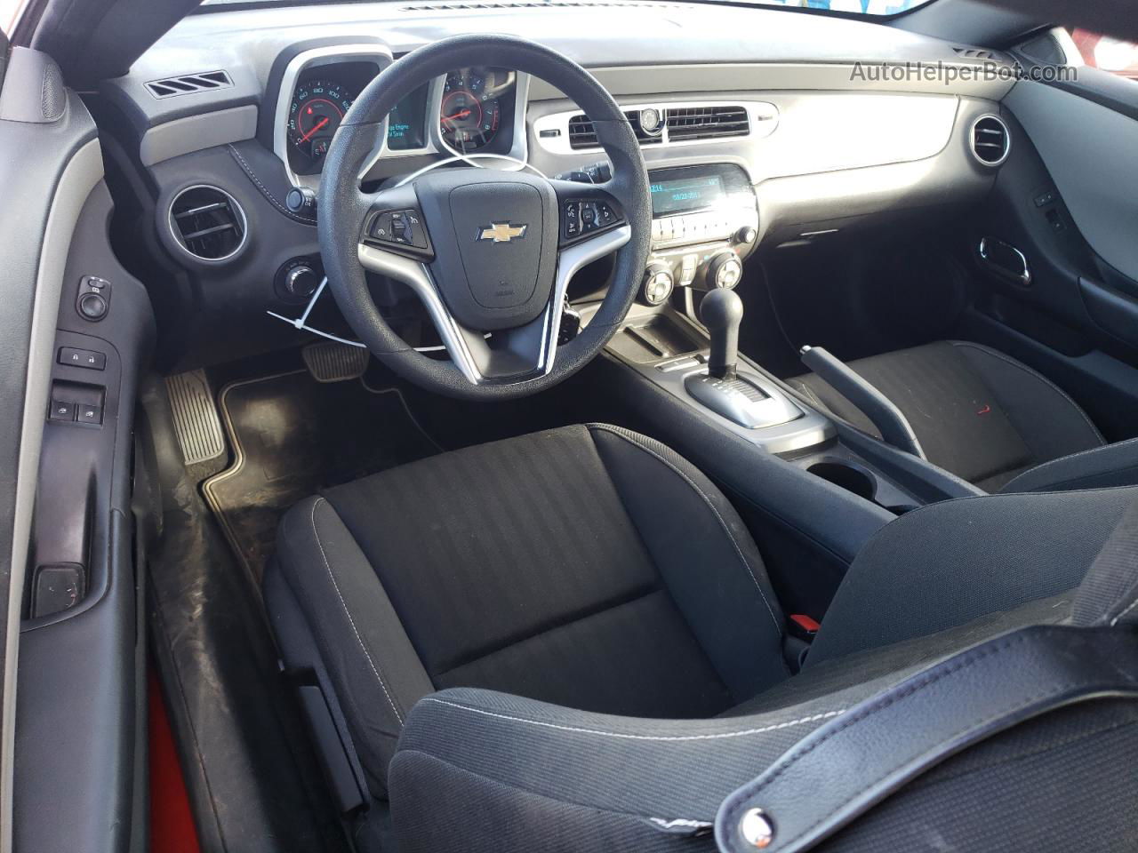 2015 Chevrolet Camaro Ls Red vin: 2G1FB1E36F9283038