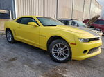 2014 Chevrolet Camaro Lt Yellow vin: 2G1FB1E37E9151100