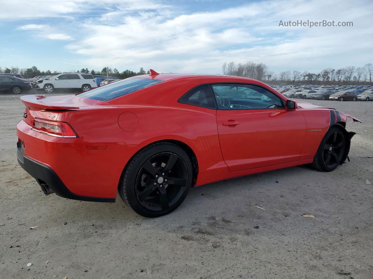 2014 Chevrolet Camaro Lt Red vin: 2G1FB1E37E9163523