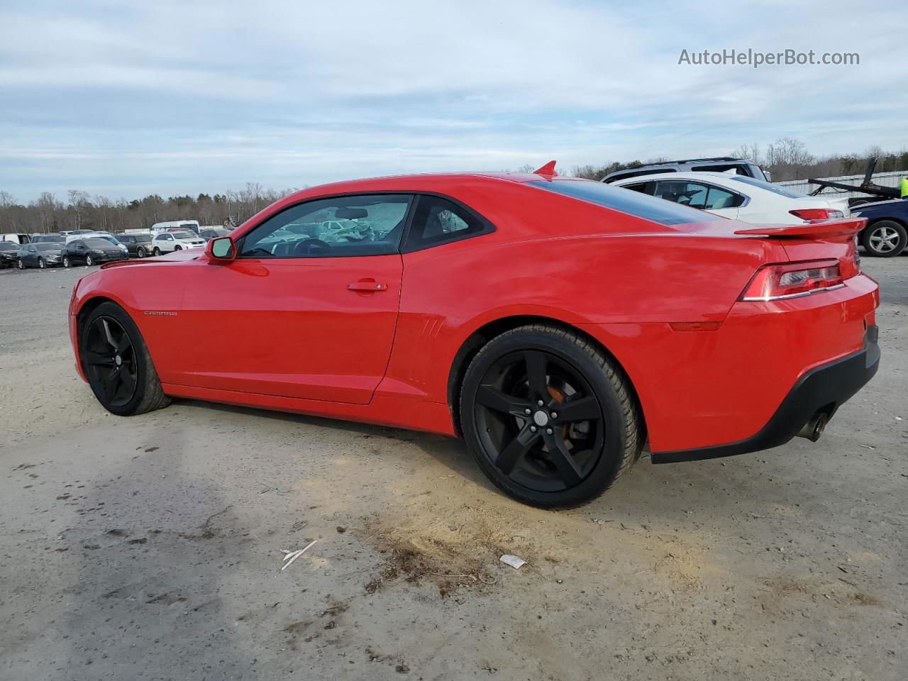 2014 Chevrolet Camaro Lt Red vin: 2G1FB1E37E9163523