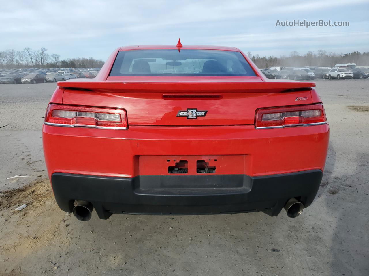 2014 Chevrolet Camaro Lt Red vin: 2G1FB1E37E9163523