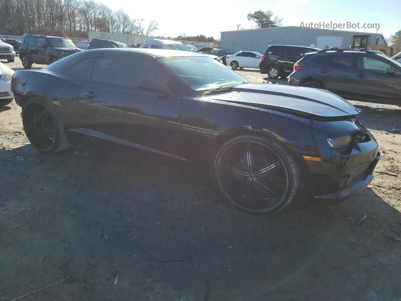 2014 Chevrolet Camaro Lt Black vin: 2G1FB1E37E9172237