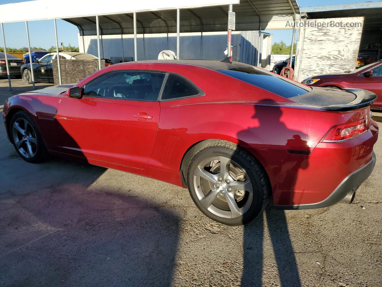 2014 Chevrolet Camaro Lt Red vin: 2G1FB1E37E9202188