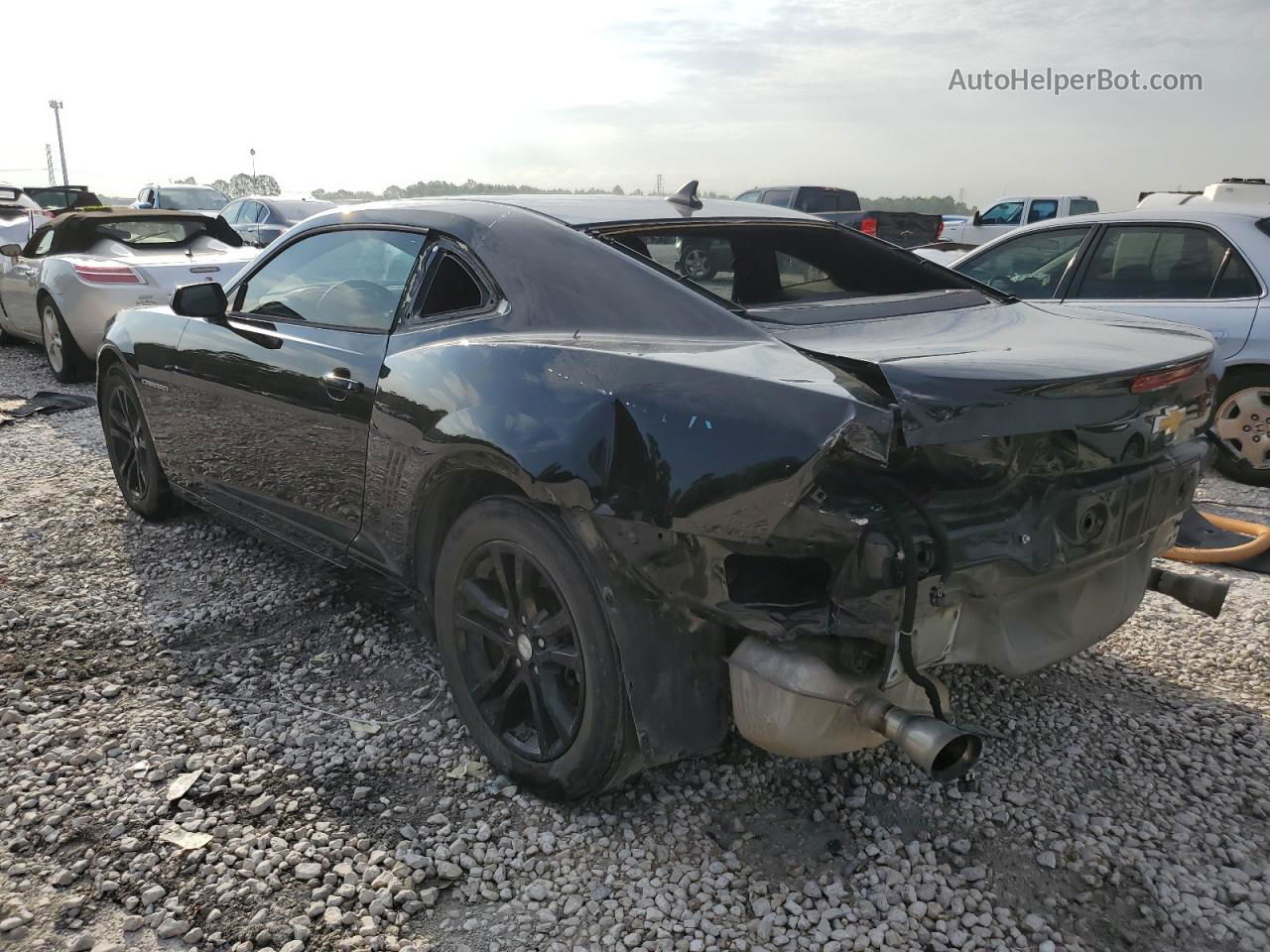 2014 Chevrolet Camaro Lt Black vin: 2G1FB1E37E9238351