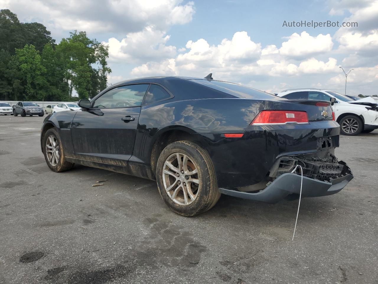 2014 Chevrolet Camaro Lt Black vin: 2G1FB1E37E9292183