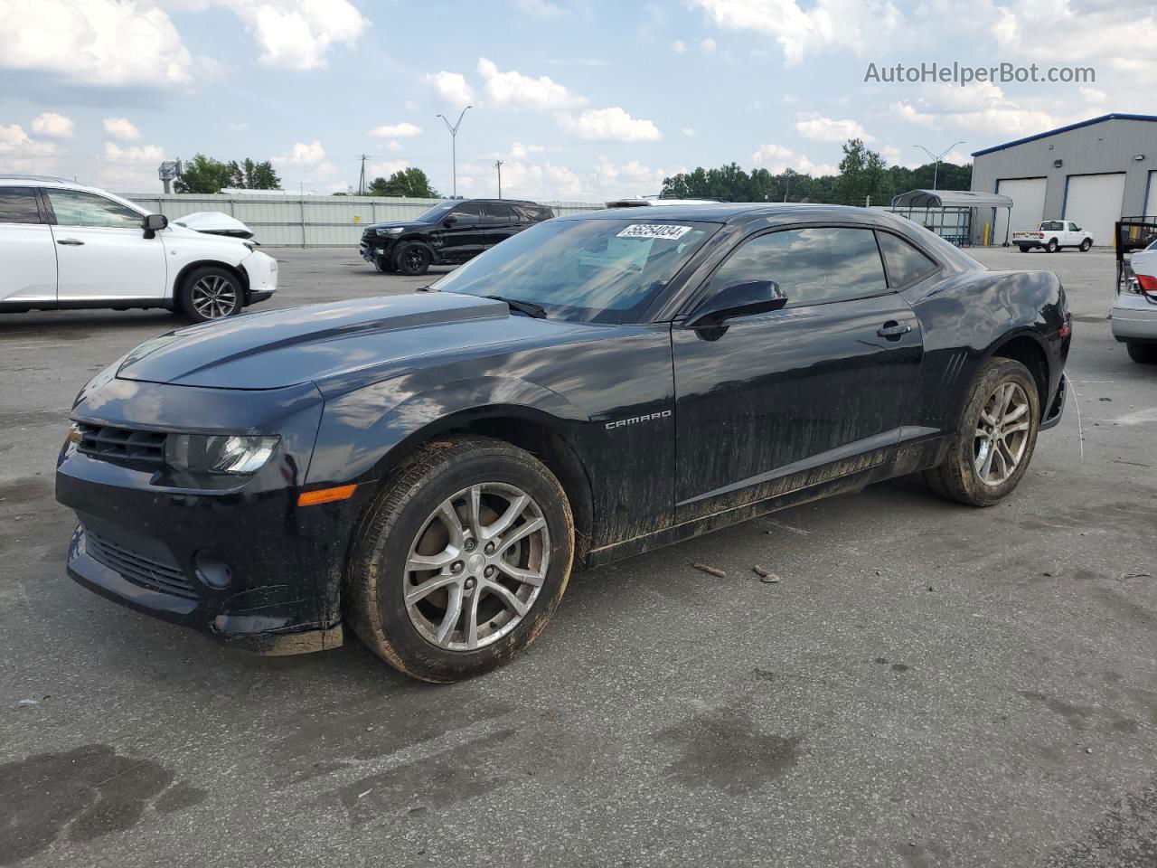 2014 Chevrolet Camaro Lt Black vin: 2G1FB1E37E9292183