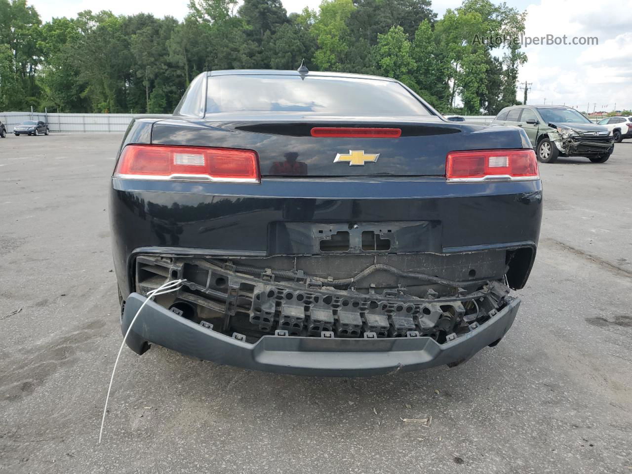 2014 Chevrolet Camaro Lt Black vin: 2G1FB1E37E9292183