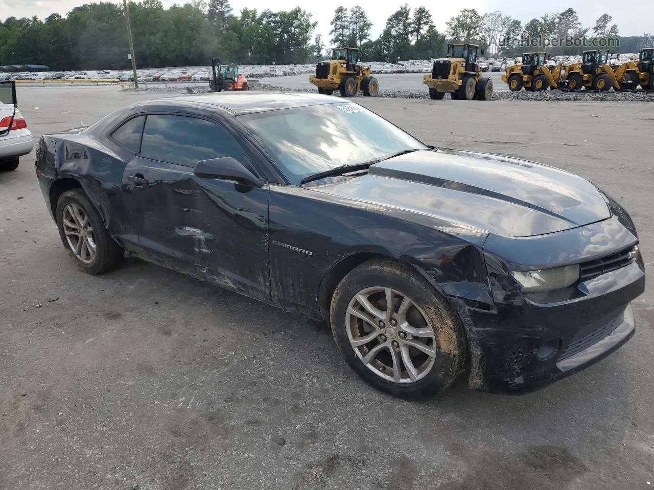 2014 Chevrolet Camaro Lt Black vin: 2G1FB1E37E9292183