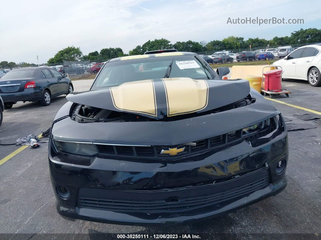 2014 Chevrolet Camaro Lt Черный vin: 2G1FB1E37E9303327