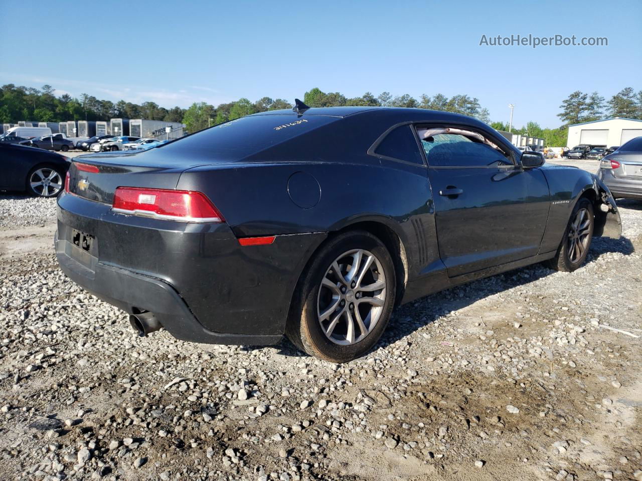 2015 Chevrolet Camaro Ls Black vin: 2G1FB1E37F9178976