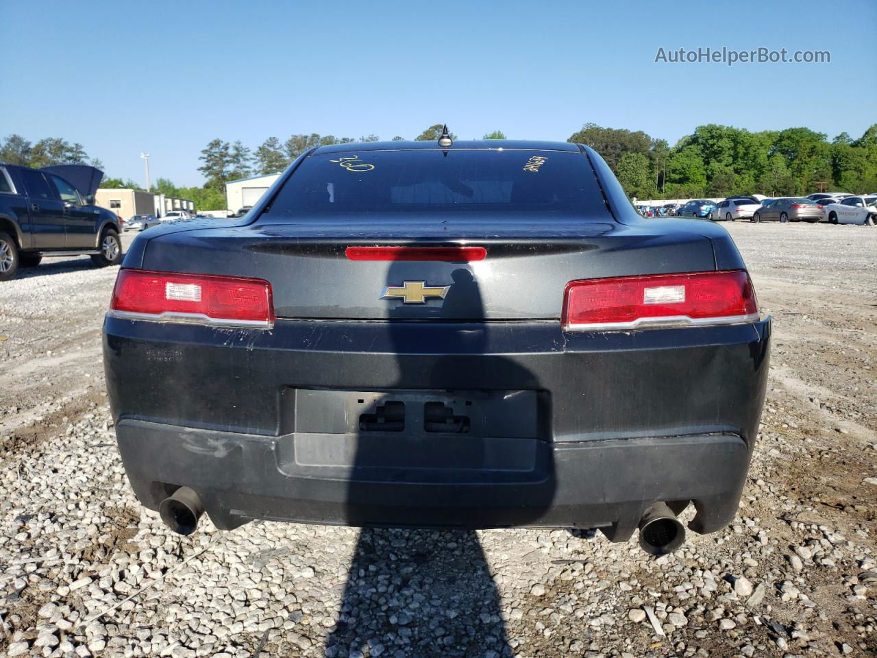 2015 Chevrolet Camaro Ls Black vin: 2G1FB1E37F9178976