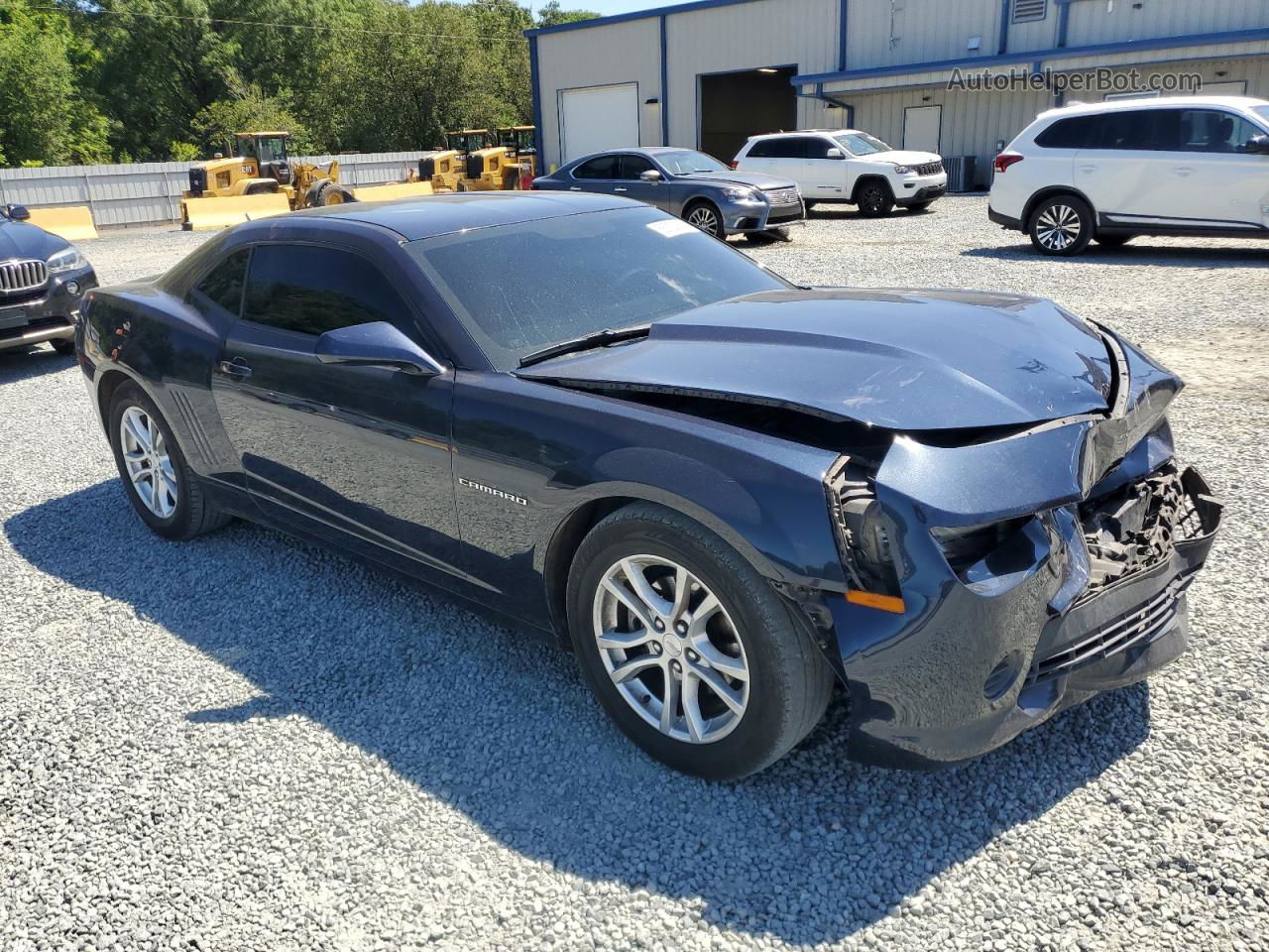 2015 Chevrolet Camaro Ls Синий vin: 2G1FB1E37F9230039