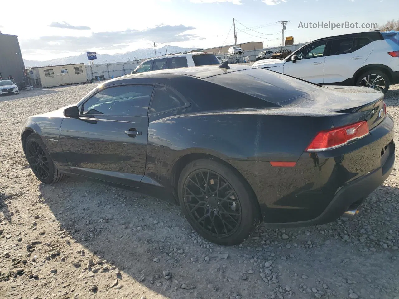 2015 Chevrolet Camaro Ls Black vin: 2G1FB1E37F9284148