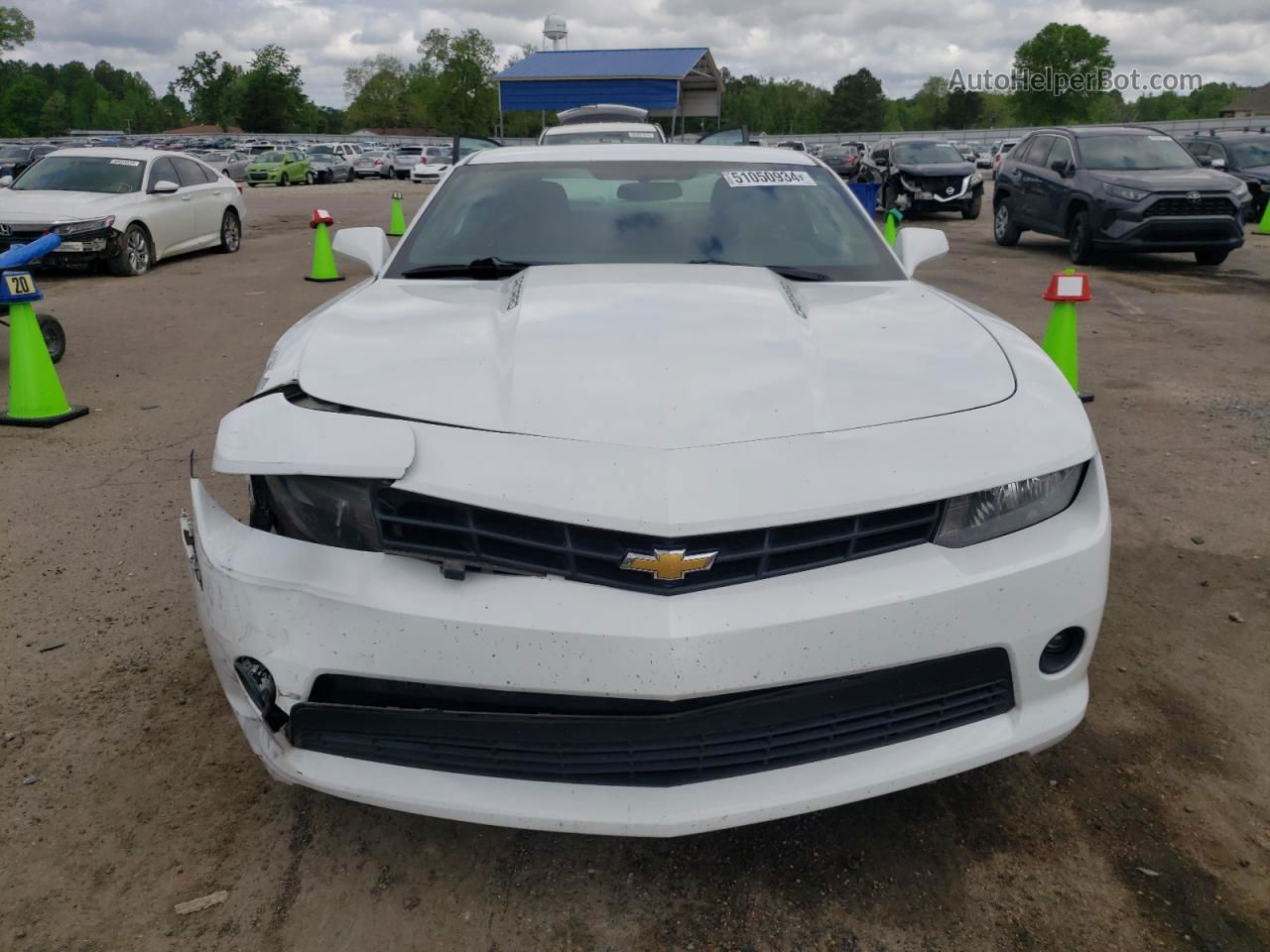 2014 Chevrolet Camaro Lt White vin: 2G1FB1E38E9127002