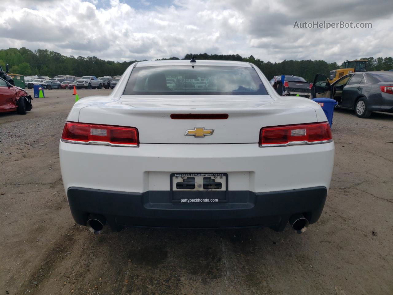 2014 Chevrolet Camaro Lt White vin: 2G1FB1E38E9127002