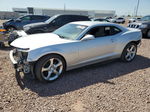 2014 Chevrolet Camaro Lt Silver vin: 2G1FB1E38E9188866