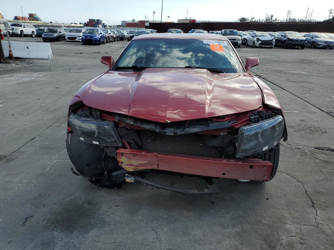 2014 Chevrolet Camaro Lt Burgundy vin: 2G1FB1E38E9238620