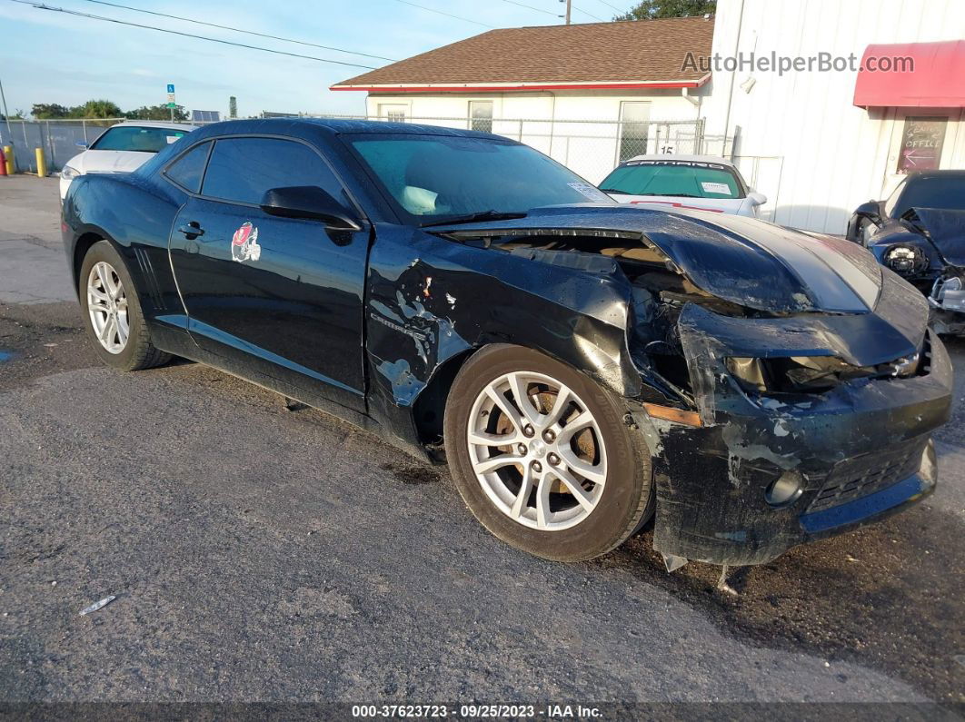 2014 Chevrolet Camaro Lt Black vin: 2G1FB1E38E9242389