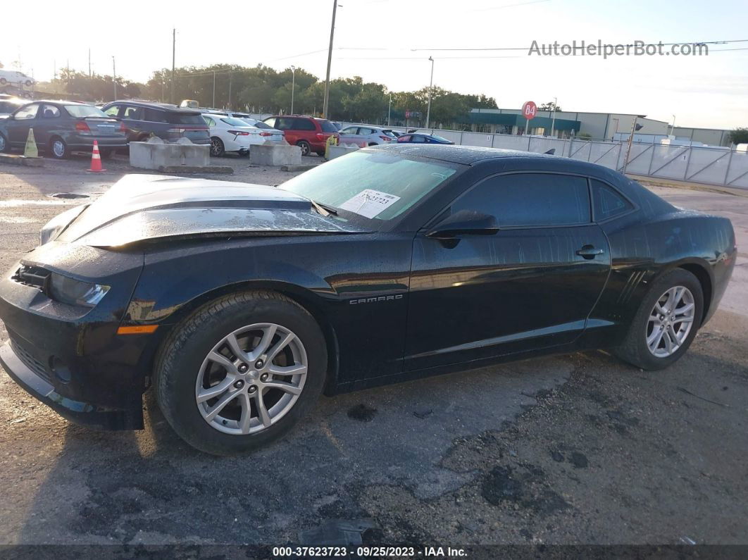 2014 Chevrolet Camaro Lt Black vin: 2G1FB1E38E9242389