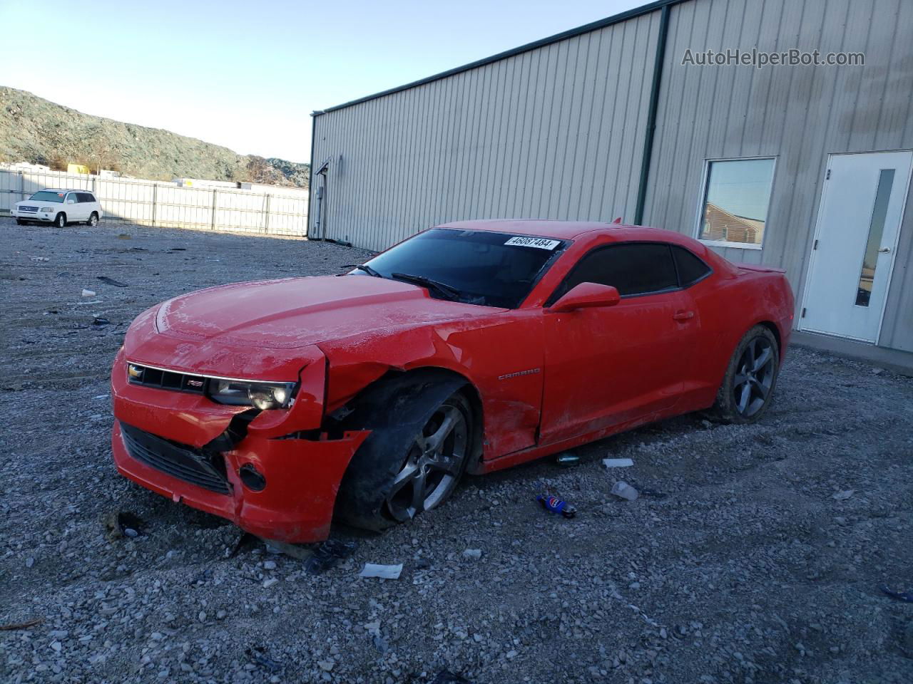 2014 Chevrolet Camaro Lt Red vin: 2G1FB1E38E9249990